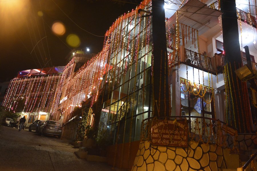 The front view of the Hotel
